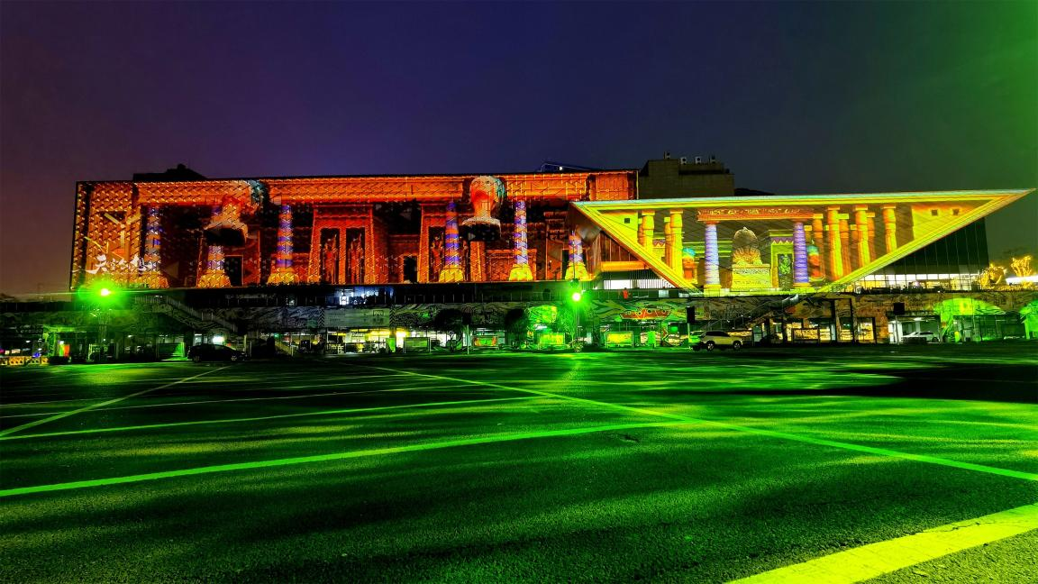 寸灘國際絲路花街建筑光影秀于7月1日開街上演啦！(圖9)