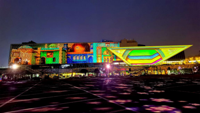 寸灘國際絲路花街建筑光影秀于7月1日開街上演啦！(圖12)