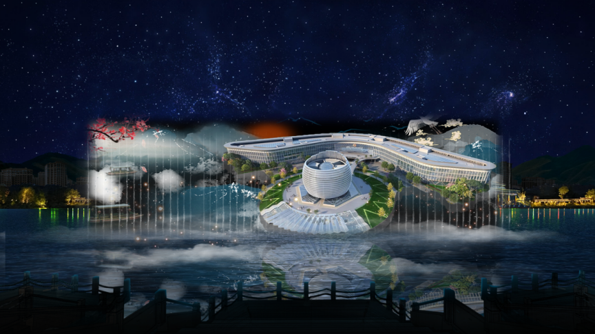 可克達拉朱雀湖5D全息水舞秀-《朱雀湖夜曲》上演啦!(圖11)