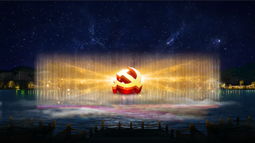 可克達拉朱雀湖5D全息水舞秀-《朱雀湖夜曲》上演啦!(圖14)