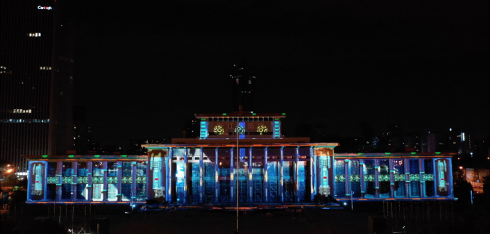 天空創(chuàng)想用科技點(diǎn)亮城市！杭州武林廣場(chǎng)3DMAPPING秀震撼上演！(圖15)