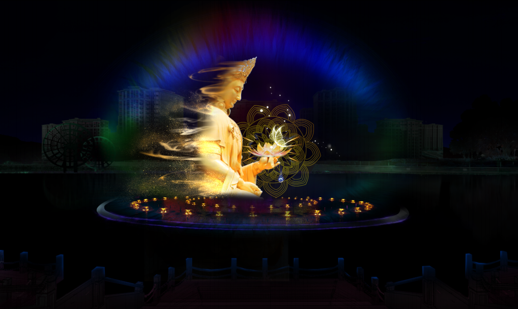 峨眉山蓮花湖《萬物生》水舞光影秀(圖1) 峨眉山蓮花湖《萬物生》水舞光影秀(圖1)