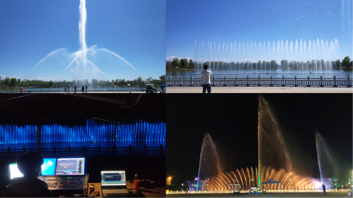 新疆可克達拉朱雀湖水秀(圖4) 新疆可克達拉朱雀湖水秀(圖4)